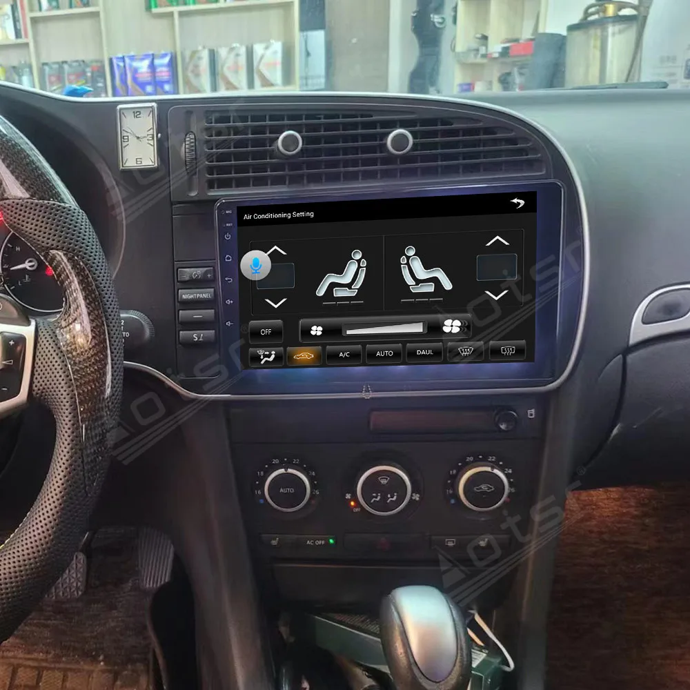 12,1 "Android Auto Radio Für Saab 93 95 2005-2014 Auto Multimedia Stereo Player GPS Navigation Carplay einheit 4G DSP Bildschirm WIFI Image