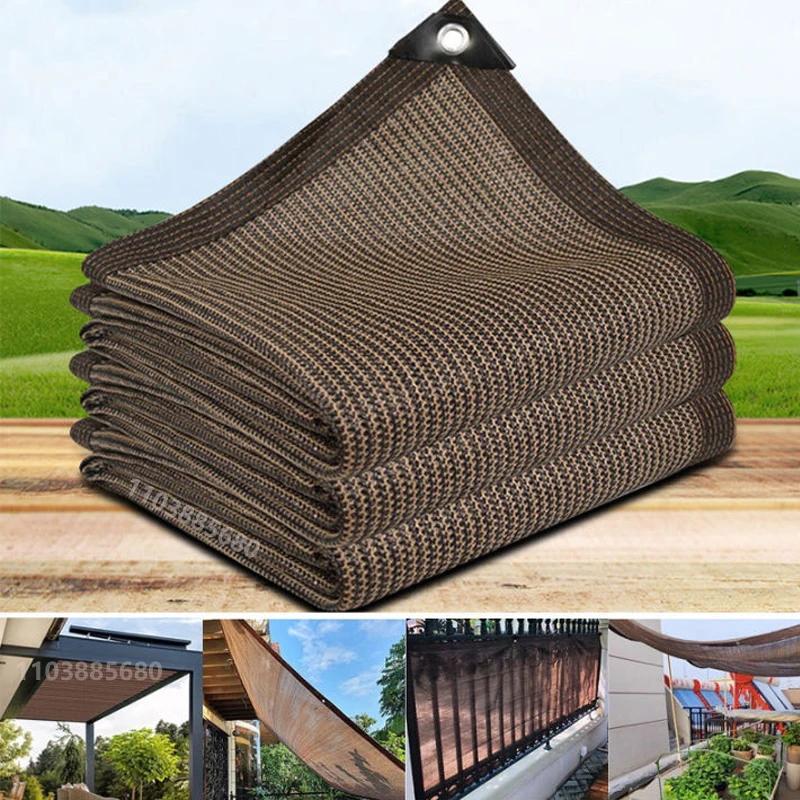 Sonnenschutznetz UV-beständiges HDPE für Gartenterrasse, Camping, Pavillon, Sonnenschutzdach Image