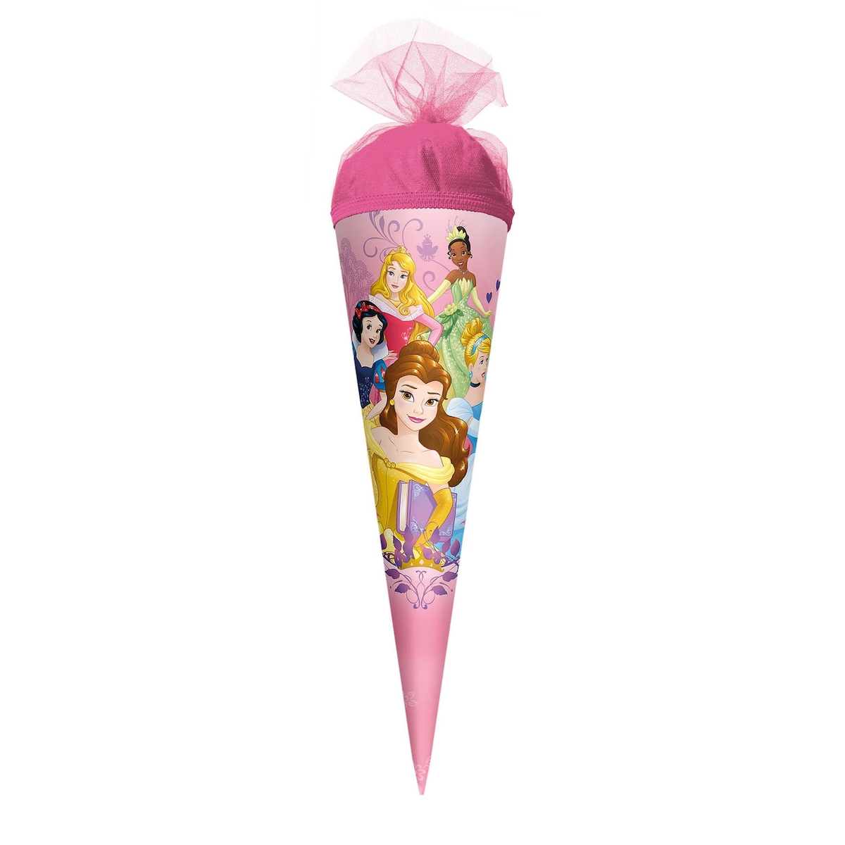Roth Schultüte 22cm rund Disney Princess Image