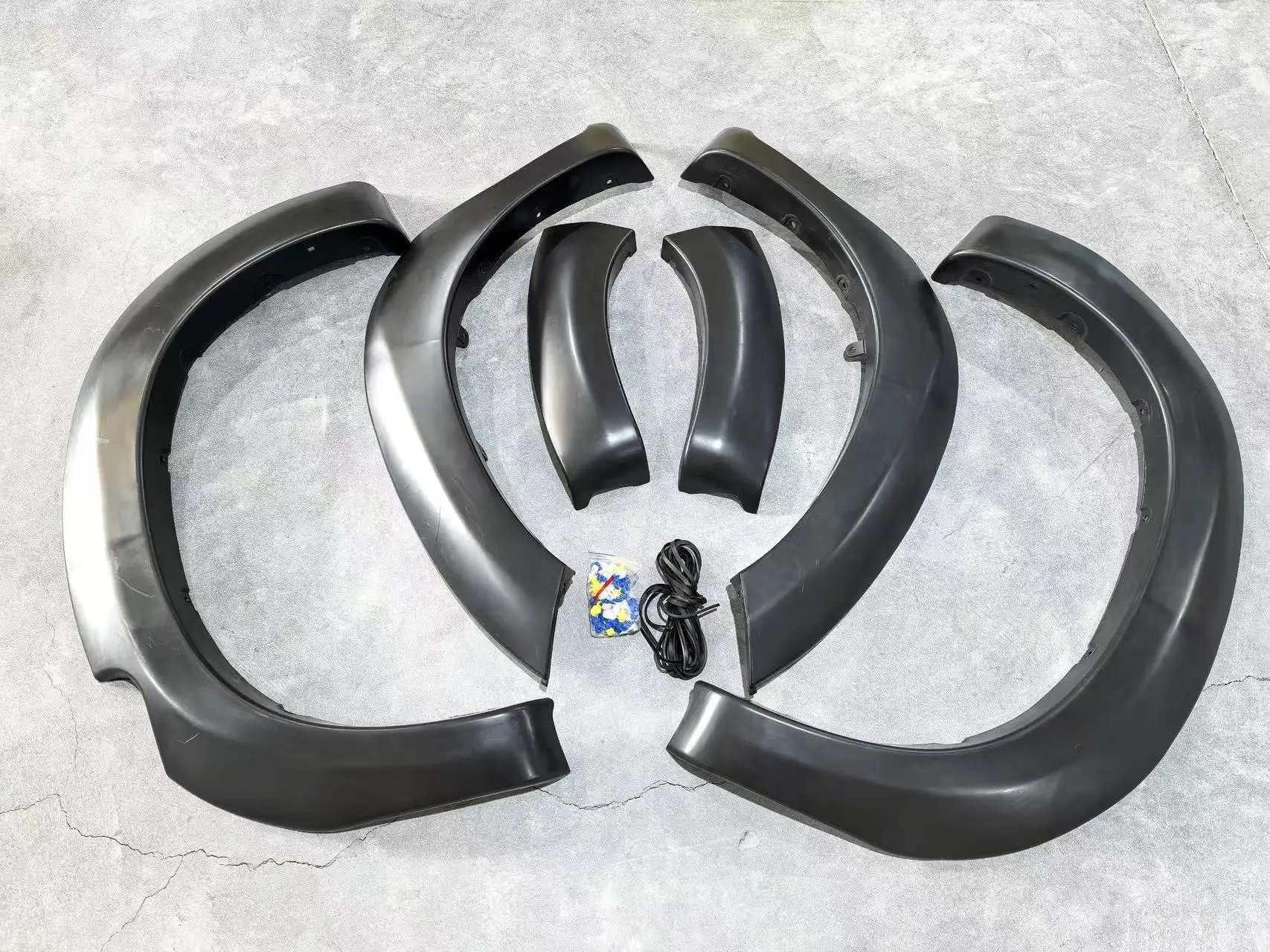 OE Arco Ruota Parafango Flares per Hilux Vigo 2012 2013 2014 2015 Nero e Bianco Accessori Auto Ricambi Auto
