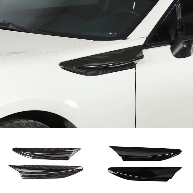 Per Toyota 86 Subaru BRZ 2012-2020 Car Side Air Outlet Fender Fin Vent Trim Cover decorazione adesivi accessori esterni Auto