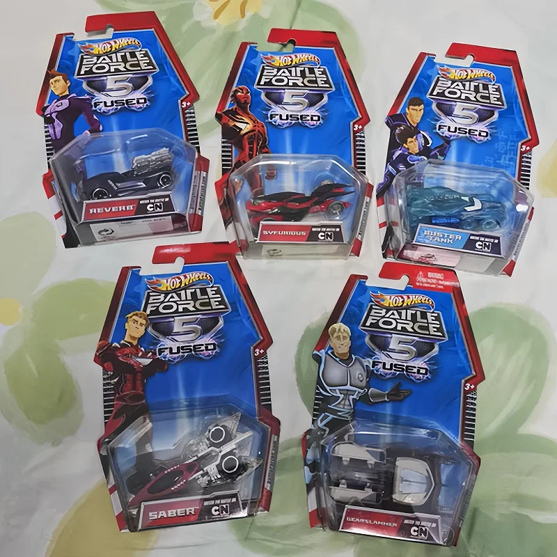 Hot Wheels Battle Force 5 Gearslammer Syfurious Sabre Reverb Buster Panzermodellautos Kinderspielzeug Geschenk Image