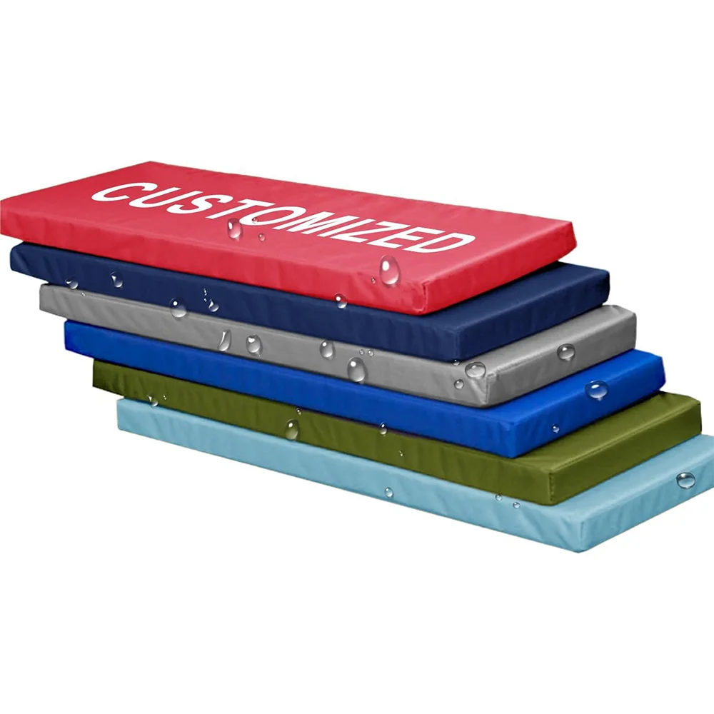 Wasserdichte Bankkissen, Klavierstuhl, Sitz, Sofakissen, Erkerfensterpolster, individuelle Outdoor-Kissen für Gartenbank, Sitz, Schaukelpolster