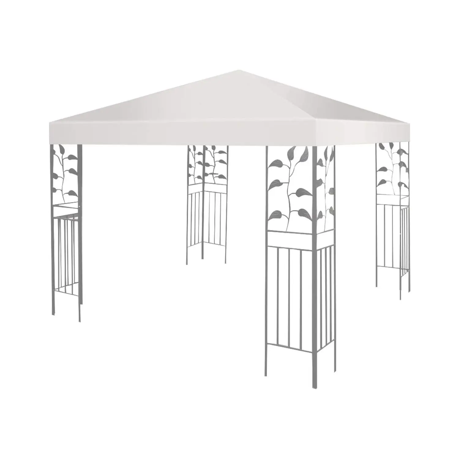 Zeltplane aus Polyester, 3M x 3M, beige Farbe Image