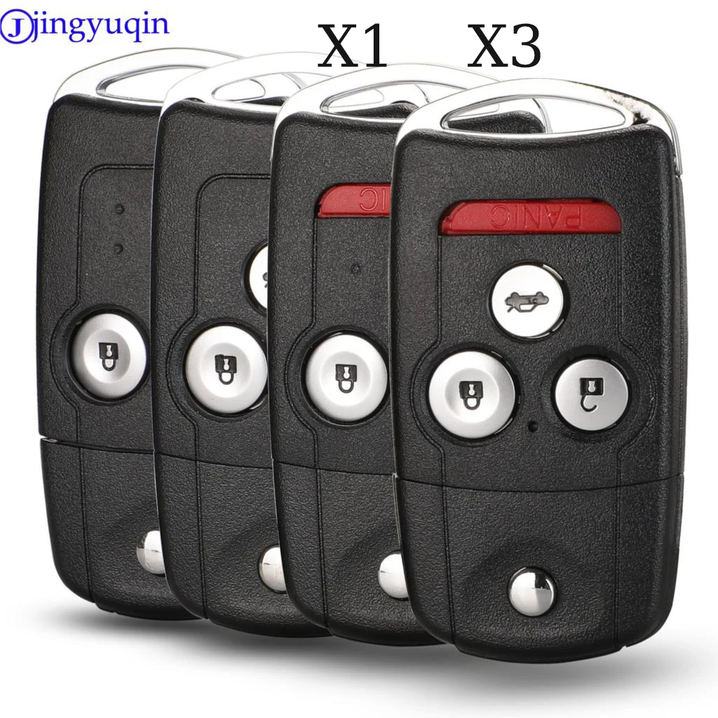 jingyuqin X1 X3 Ersatz-Klapp-Autoschlüsselgehäuse Modifiziert für Honda Civic Dio Fit CRV HRV Accord Odyssey Jazz Fernbedienung Image