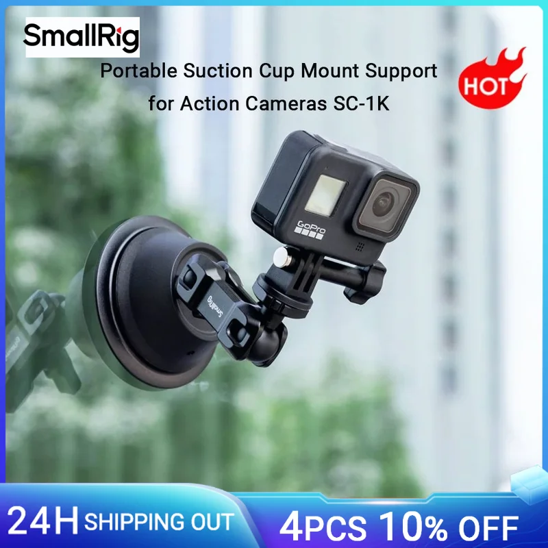 Small rig tragbare Saugnapf halterung für Action-Kameras SC-1K Action-Kamera mit Universal halterung-4193 Image