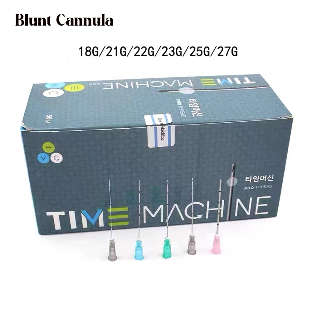 Professionelle MicroNeedles 18G 20G 21G 23G für Füllstoffe reduzieren Prellungen Schwellungen sterile Einweg-Nadel mit stumpfer Spitze 38 mm 50 mm Image