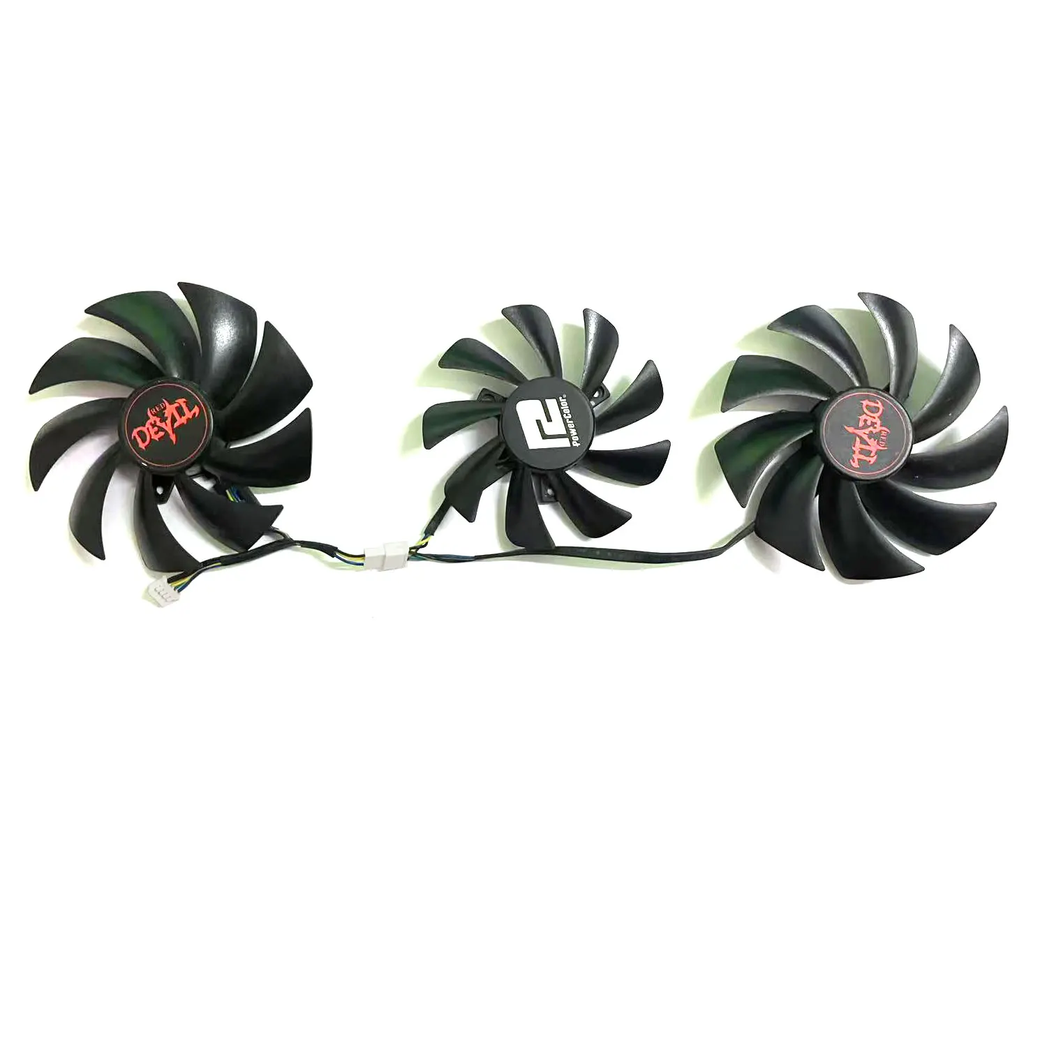 95MM FD10015H12D 85MM FD9015U12D 4PIN für Powercolor Radeon RX6700XT 6750 6750XT 6800 6800XT 6900XT 6950XT Red Devil OC Image