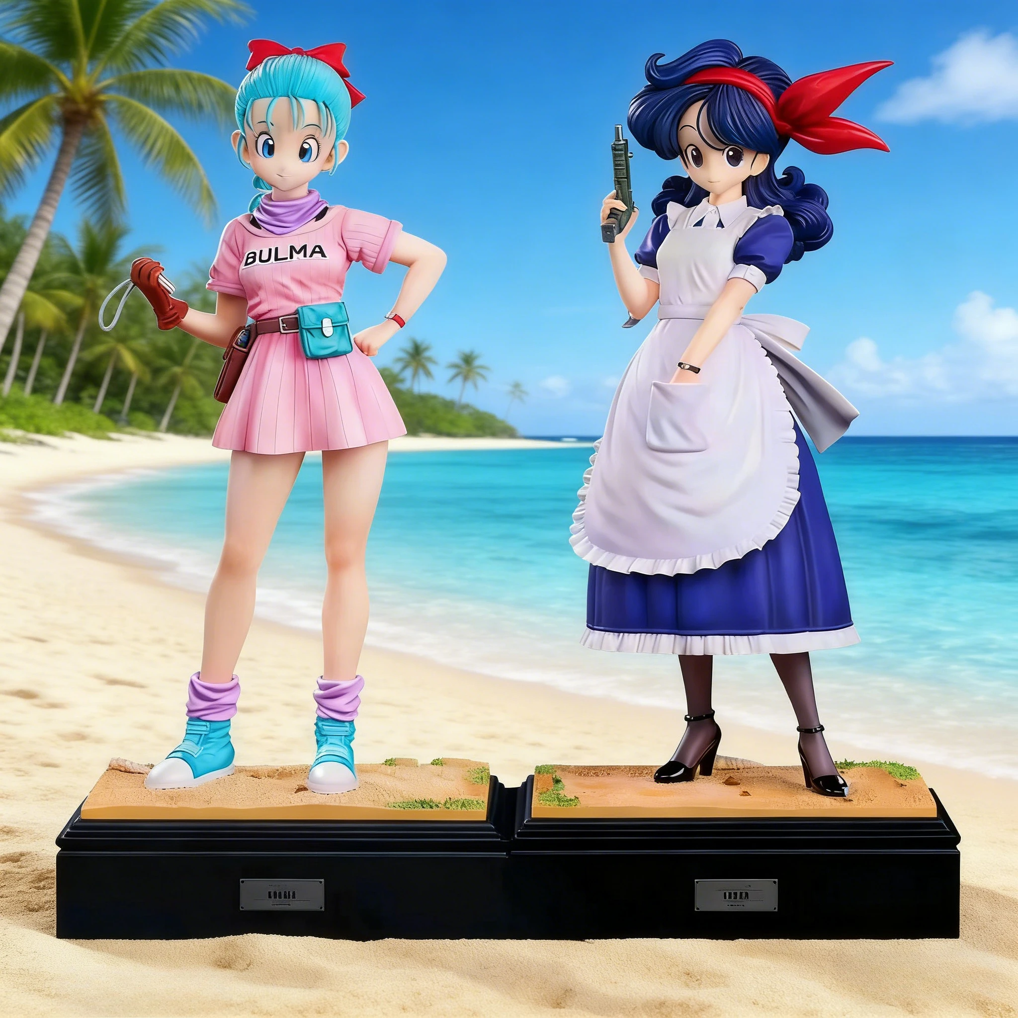 Jt Statue Dragon Ball Z Bulma Anime Figur Lunch Figurine Bulam PVC Actionfiguren Sammlermodell Spielzeug Geschenke Image