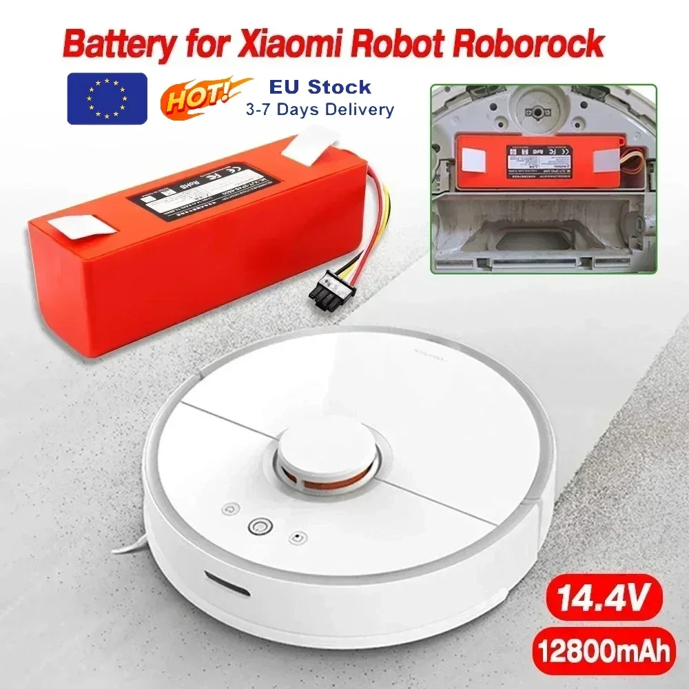 Ersatz 14,4V Lithium-Akku BRR-2P4S-5200S für Xiaomi Roboter Roborock S55 S60 S65 S50 S51 S5 MAX S6 Roboterstaubsauger Image