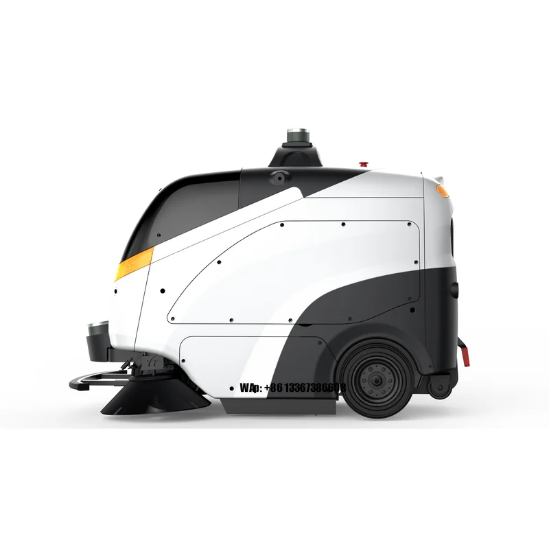 Bodenreiniger-Roboter, kommerzielle industrielle Bodenreinigungsmaschine, Mopp, Vakuum, Kehrreinigungsroboter Image
