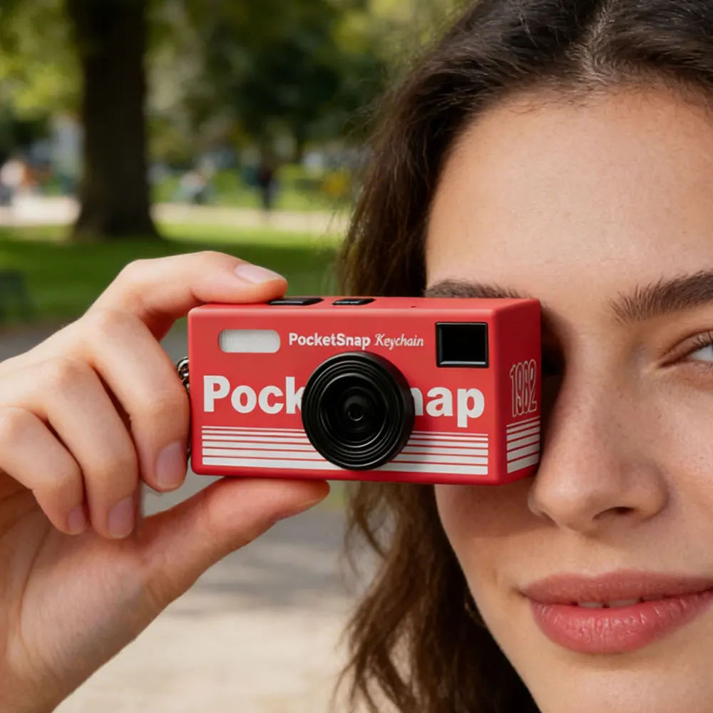 Mini-CCD-Digitalkamera als Schlüsselanhänger im Retro-Stil mit Speicherkartenunterstützung, tragbarer Blitz, 1080P HD-Videorekorder, Aufnahmefunktion, Geschenk für Studenten Image