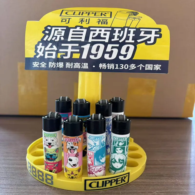 Neu 4 Stück CLIPPER Feuerzeug Retro Schleifrad Offene Flamme Feuerzeug Neues Aufblasbares Feuerzeug Zigarettenzubehör Kleine Geschenke für Männer Image