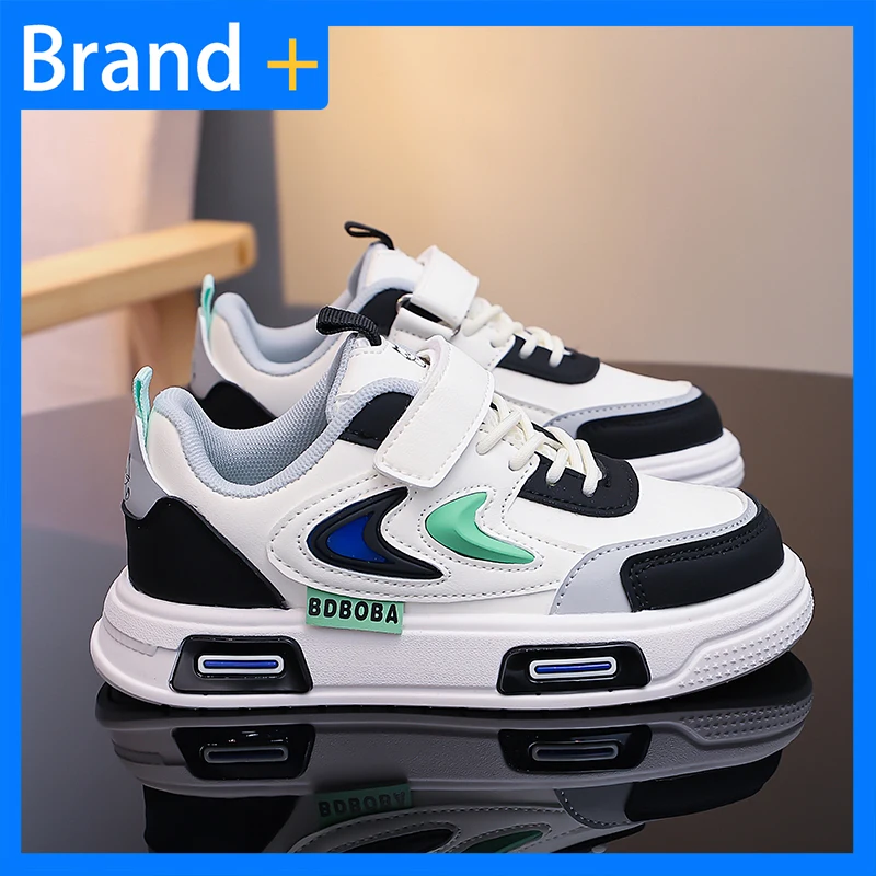 Kinder Freizeitschuhe Modische Bequeme Leder Outdoor-Wanderschuhe Schul-Jogging-Freizeitschuhe für Kinder