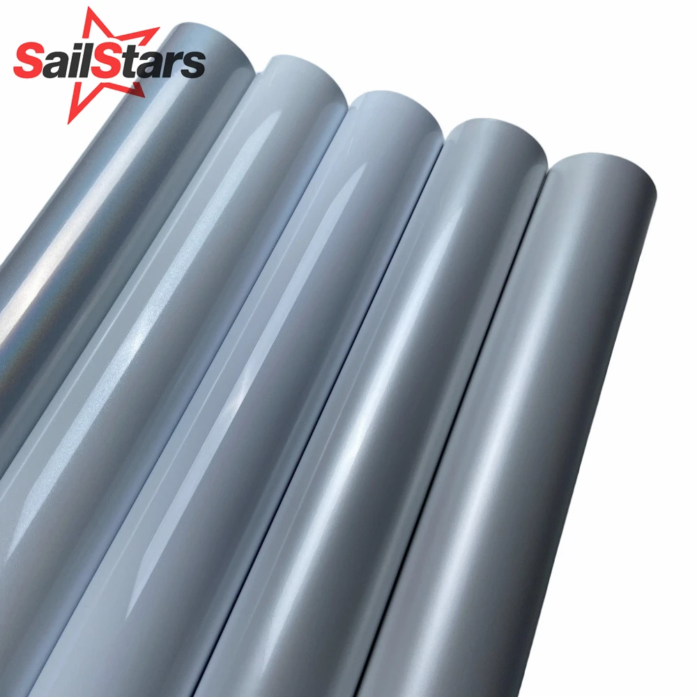 Autoaufkleber Weiße Vinylfolie Selbstklebende Wasserdichte Luftfreisetzungsfolie Auto-Zubehör Motorrad-Dekor Styling Image