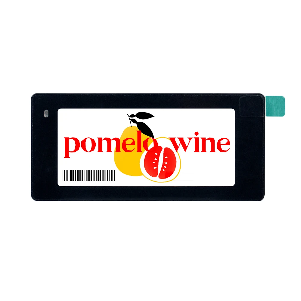 Epaper Esl Vierfarbiges schwarzes Gehäuse 2,9" elektronisches Regaletikett Display Digitales Preisetikett Image