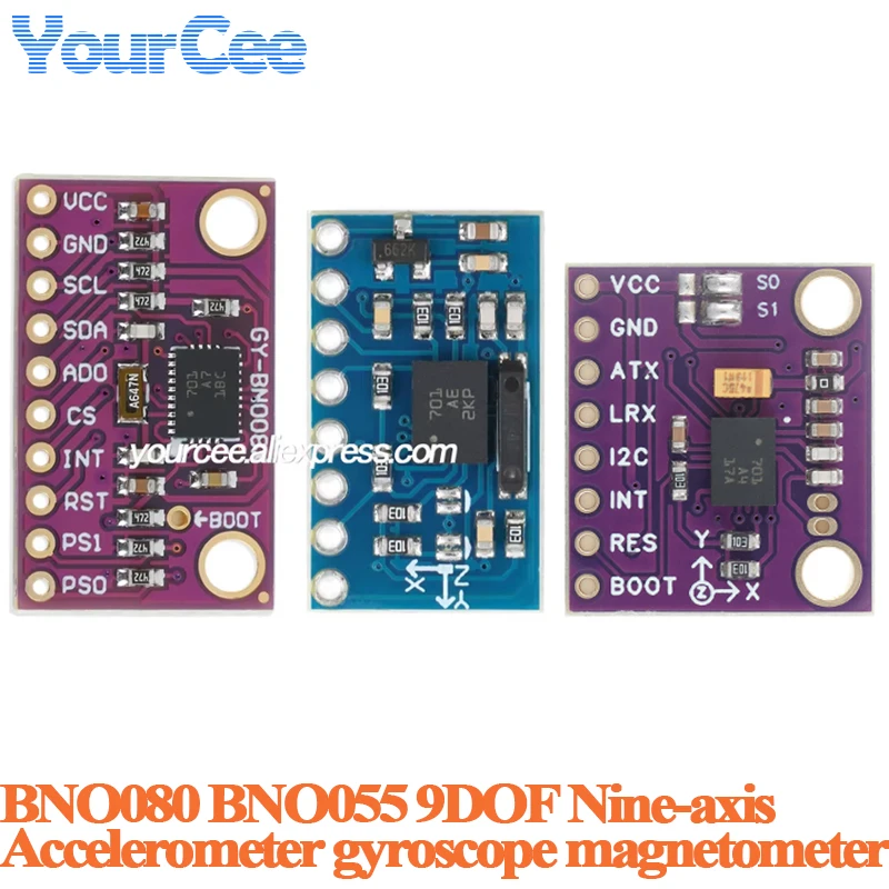 5 Stück/1 Stück BNO080 GY-BNO080 BNO055 Neun-Achsen 9DOF 9-Achsen AHRS Sensormodul Beschleunigungsmesser Gyroskop Magnetometer Virtuelles 3D Image
