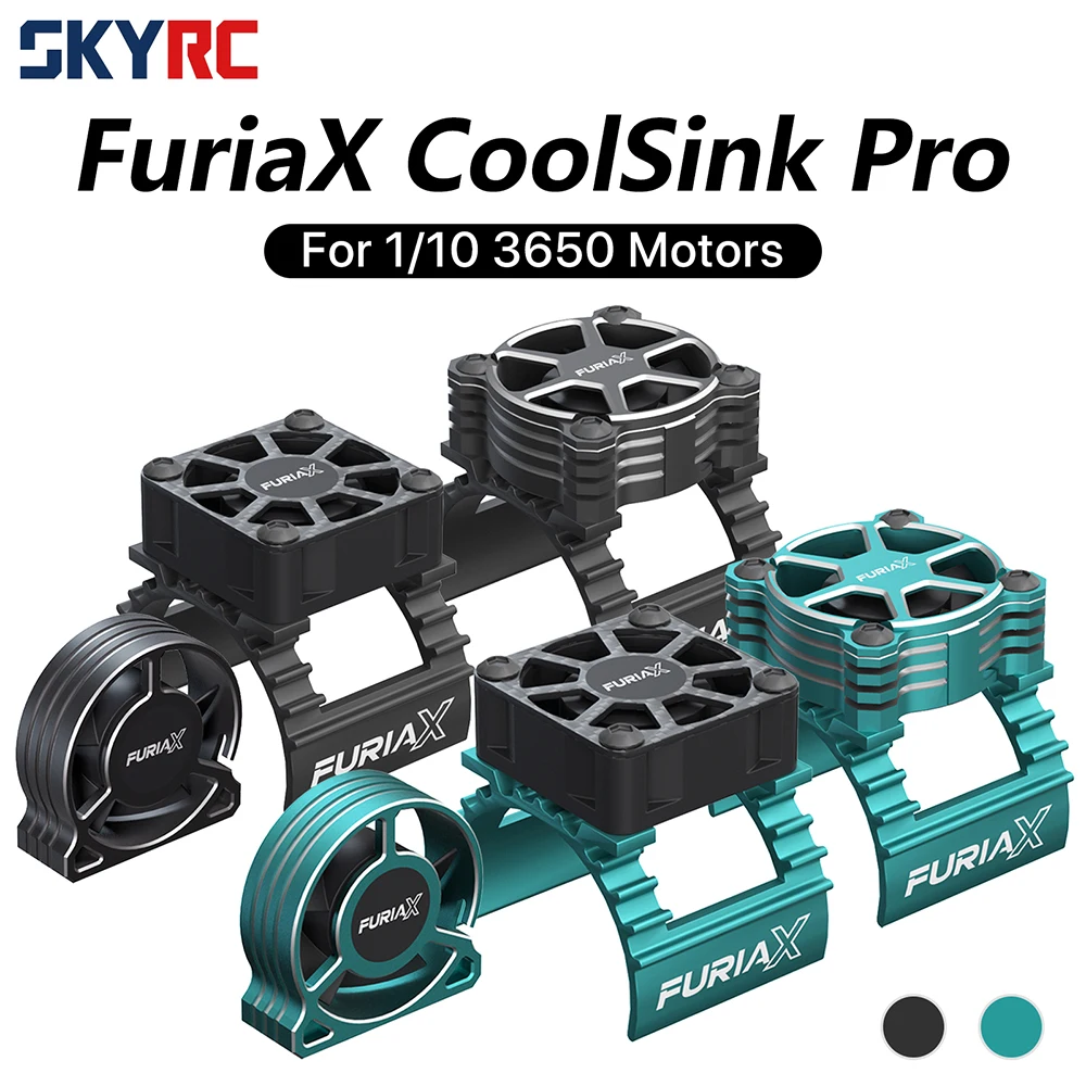 SKYRC Metall-Lüfter, 28000–30000 U/min, CNC-Aluminium, 8,4 V Lüfter-Set für 1/10 3650 Motoren, Auto Image