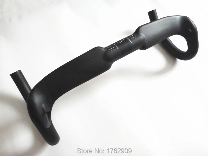 Rennrad Windreaver Racing Matt 3K Vollcarbon Innenkabel Fahrradlenker 31,8 * 400 420 440 mm Image