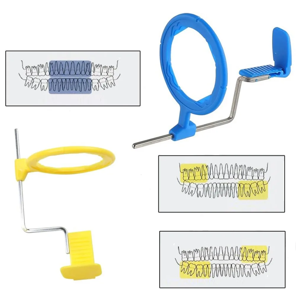 5Sets Dental Röntgen Positionierer Halter für Dental Oral Maschine Film Positionierung Kits Positionierung Anzeige Ausrichten Arm Biss flügel Image