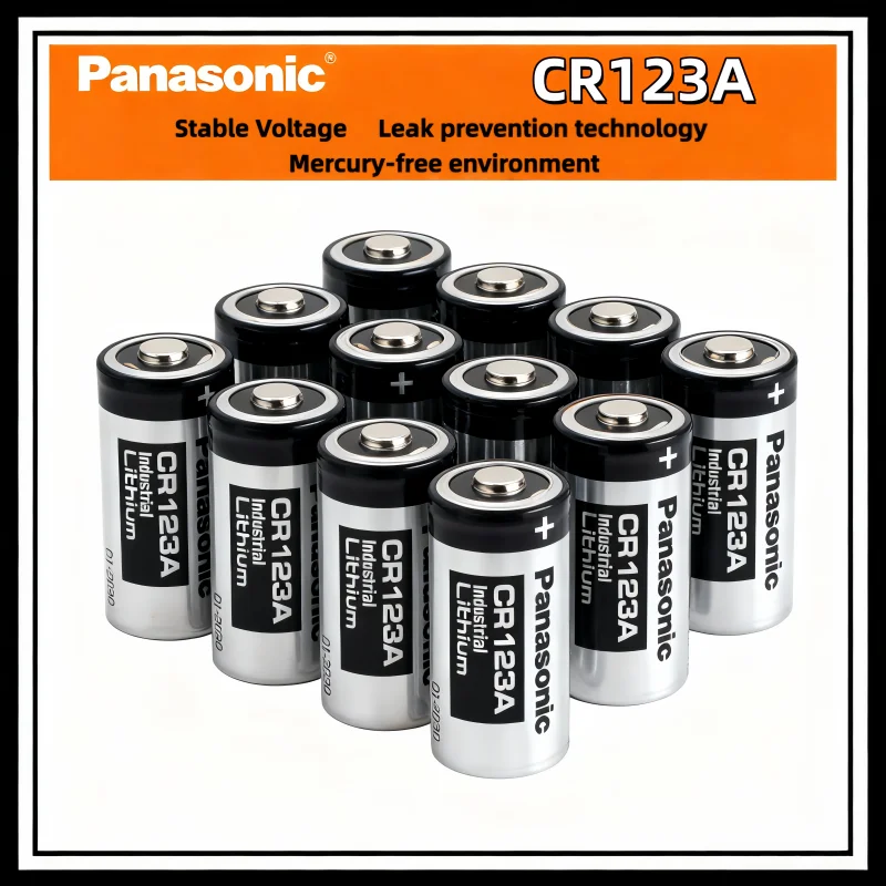 1-10PCS 3V CR123A Lithium-Batterie Original Für Panasonic Arlo Kamera DL123A EL123A CR17345 123A 123 batterie Image