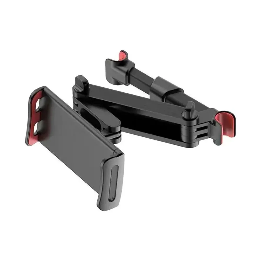 Teleskop Auto Hinten Kissen Telefon Tablet Halter Rotierenden Sitz Kopfstütze Halterung Für 5-13 "iPad Samsung Xiaomi Huawei Reise kinder Image