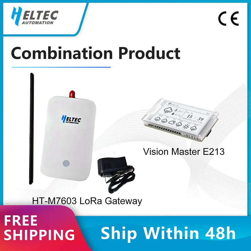 Heltec LoRa E-Paper 2,13 Zoll E-Ink Display Dev-board Schwarz Weiß Preisschild LoRaWAN HT-M7603 Gateway IOT WiFi BLE Ethernet ﻿ Image