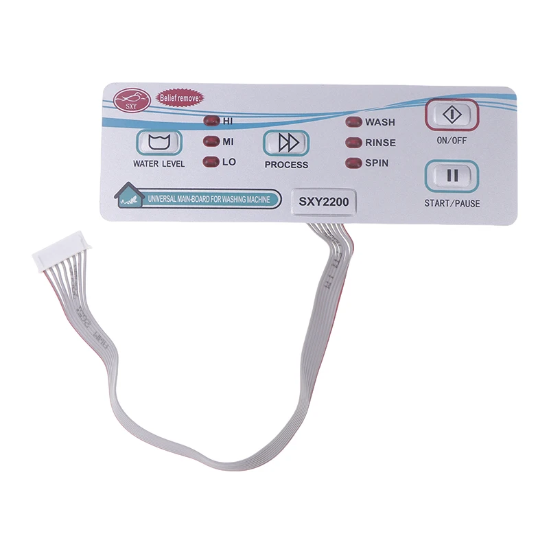 【F】16*5,5cm Waschmaschinen-Leiterplatte SXY2200 Bedienfeld für Waschmaschinen und Trockner Leiterplatte Bedienfeld für Großgeräte