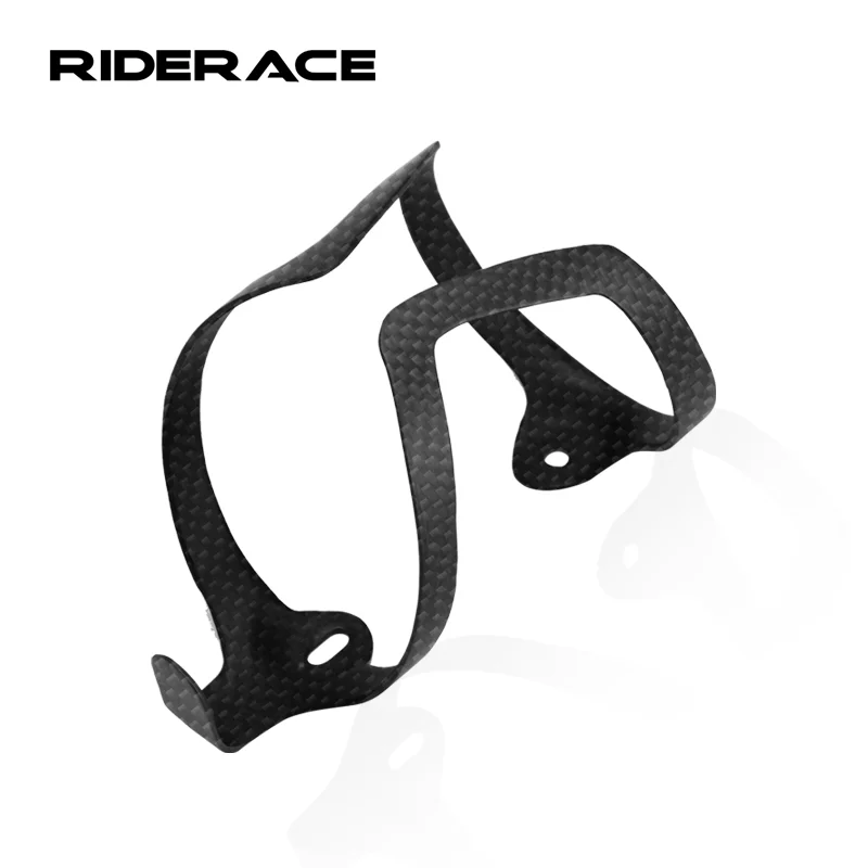 RIDERACE Fahrrad Flaschenhalter Vollcarbon 3K Superleicht für Rennrad Mountainbike MTB Fahrrad Wasserflaschen Käfig matt Image