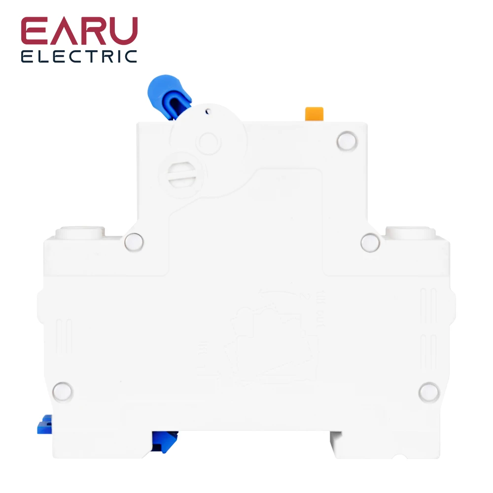 2P 4P RCBO AC 230V 400V Fehlerstrom-Schutzschalter Typ C Überlast-Kurzschluss-Leckage-Schutzschalter MCB RCCB Image