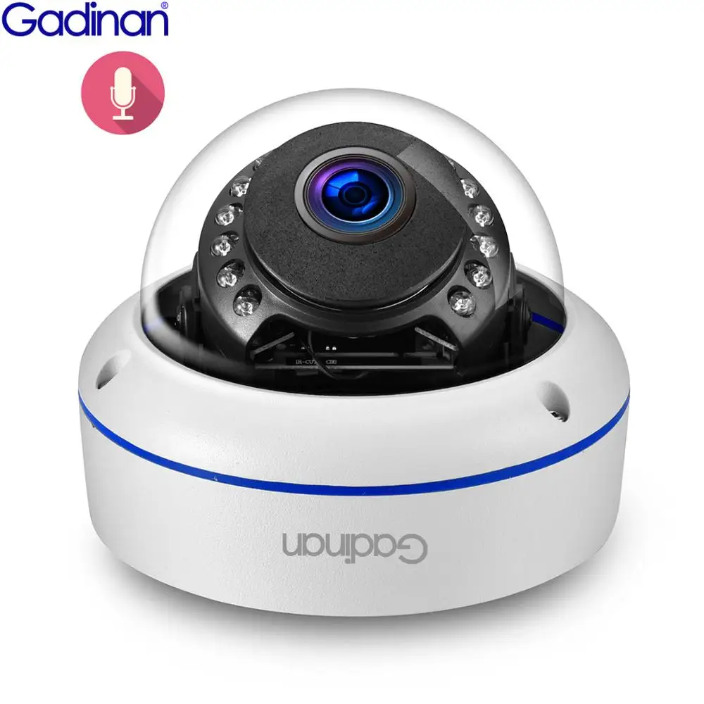 Gadinan 5MP 4MP 8MP IP Kamera Audio Mikrofon Motion Erkennung IR Nachtsicht Outdoor Dome POE Video Überwachung CCTV Kamera Image