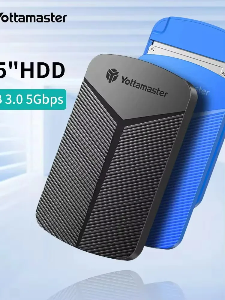 Yottamaster USB 3.0 Adapter Festplattengehäuse 6 Gbit/s UASP Festplattengehäuse für Windows Mac Linux 2,5 Zoll Festplattengehäuse SATA zu Image