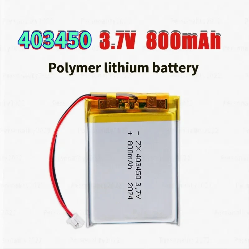 403450 Li-Polymer-Akku 3,7V 800mAh Lithium-Ionen Wiederaufladbare Batterien für Luftreiniger Radio Schönheitsgeräte Digitalkamera Image
