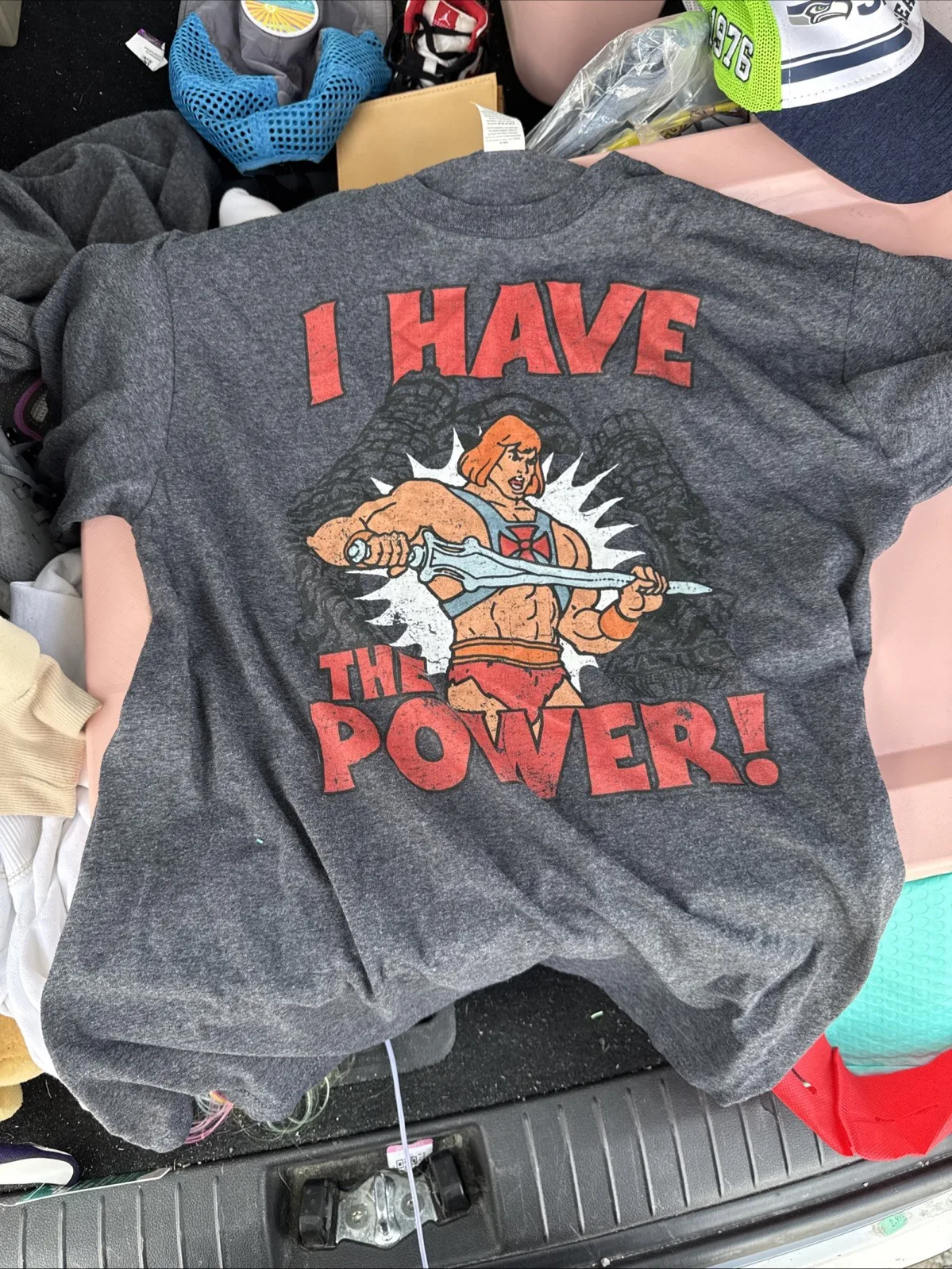 Vintage He Man I Have The Power T-Shirt Y2K Größe M