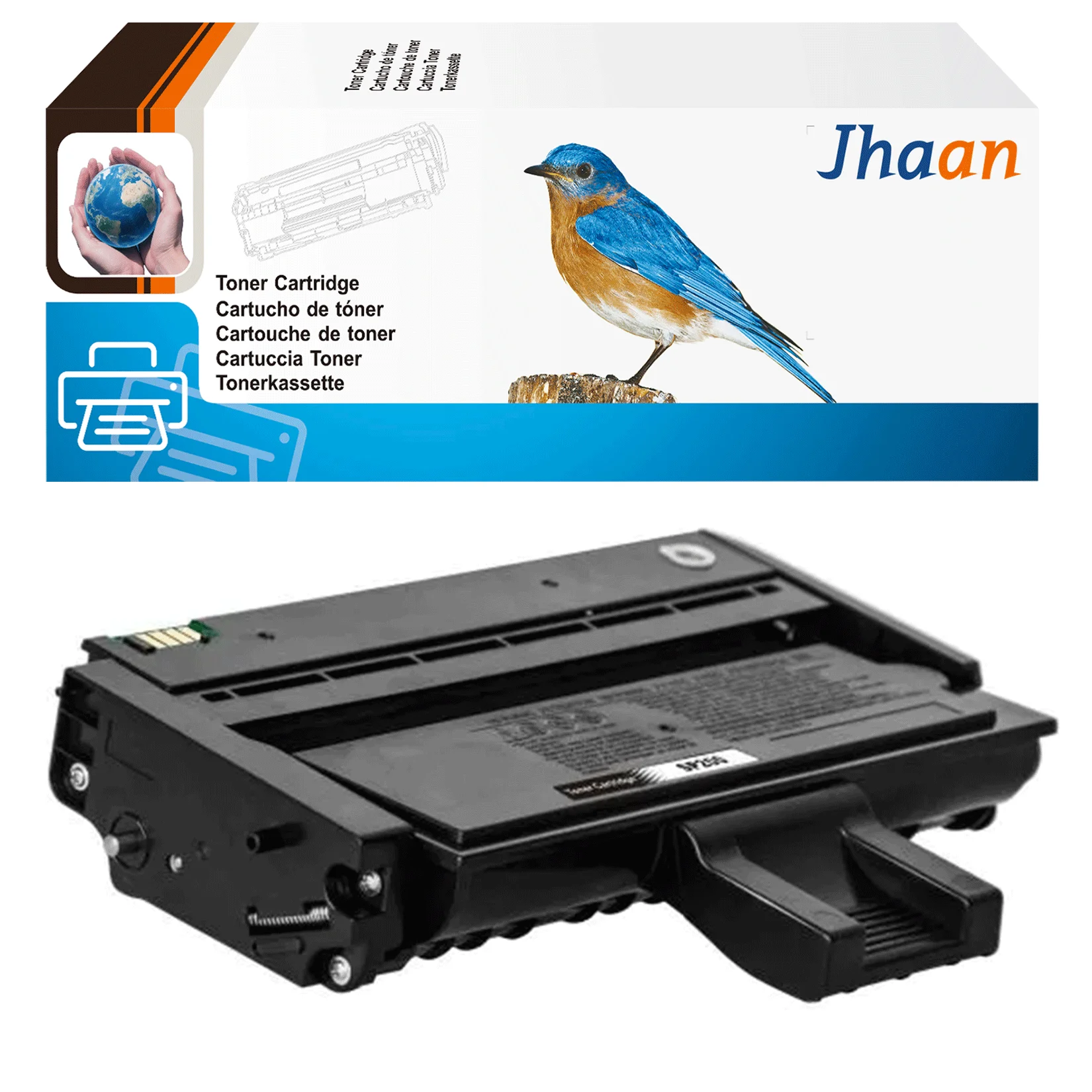 Jhaan Tonerkartuschen SP201/SP204 Ersatz für Ricoh Aficio SP200 SP201 SP203 SP204 SP210 SP211 SP212 SP213 SP220 Drucker Image
