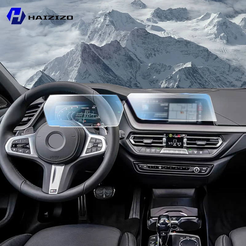 Für BMW F40 Serie 1 2019–2023, Auto-Innenraum, matte Displayschutzfolie, Konsole, GPS-Navigation, LCD-Bildschirm, TPU-Folie, kratzfest Image