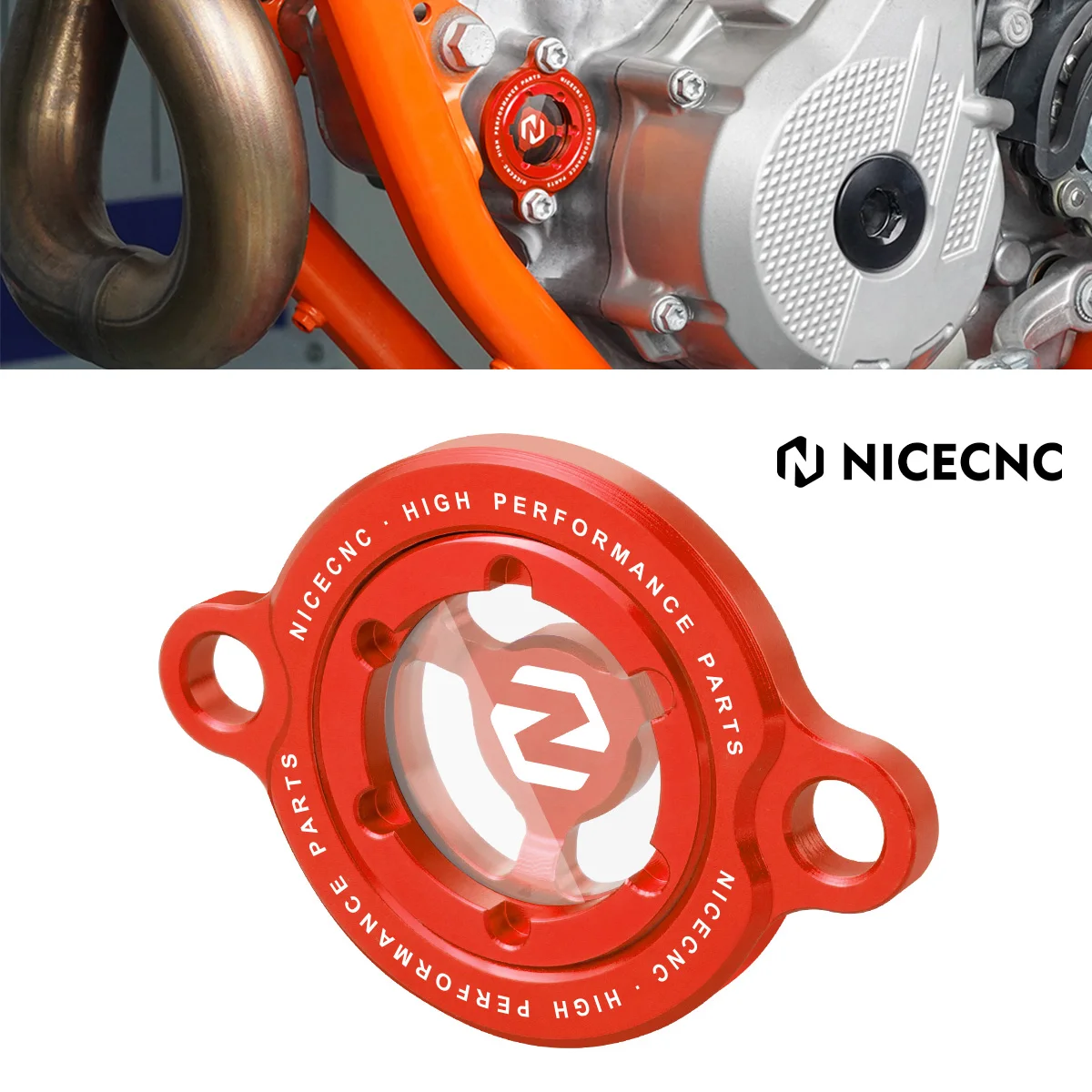 Für 2025 GasGas EC 350F EC 250F Motorölfilterdeckel Schutzabdeckung EX 450F EX 350F 250F MC 250F 350F 450F 2024 2023 2022 2021 Image