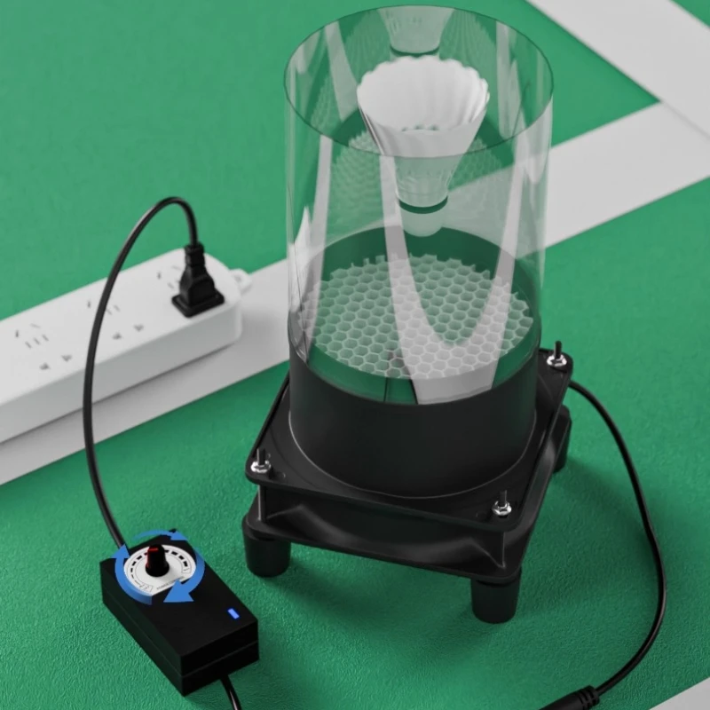 Kunststoff Badminton Wind Test Maschine Einstellbare Badminton Flug Test Gerät Professionelle Ball Reparatur Werkzeug Tragbare Ball Werkzeuge Image