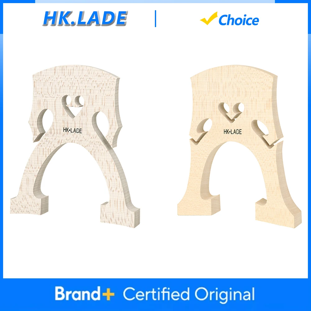 HK.LADE Ahorn 4/4 Cello Brücke Hochwertige Cello Ahorn Brücke Professionelle Saiteninstrument Cello Teile & Zubehör Image