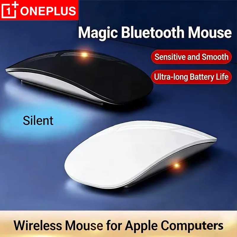 Xiaomi Drahtlose Maus Stille Wiederaufladbare Computer Bluetooth Maus Schlanke Ergonomische PC Magische Mäuse Für Apple Macbook Microsoft IPAD Image