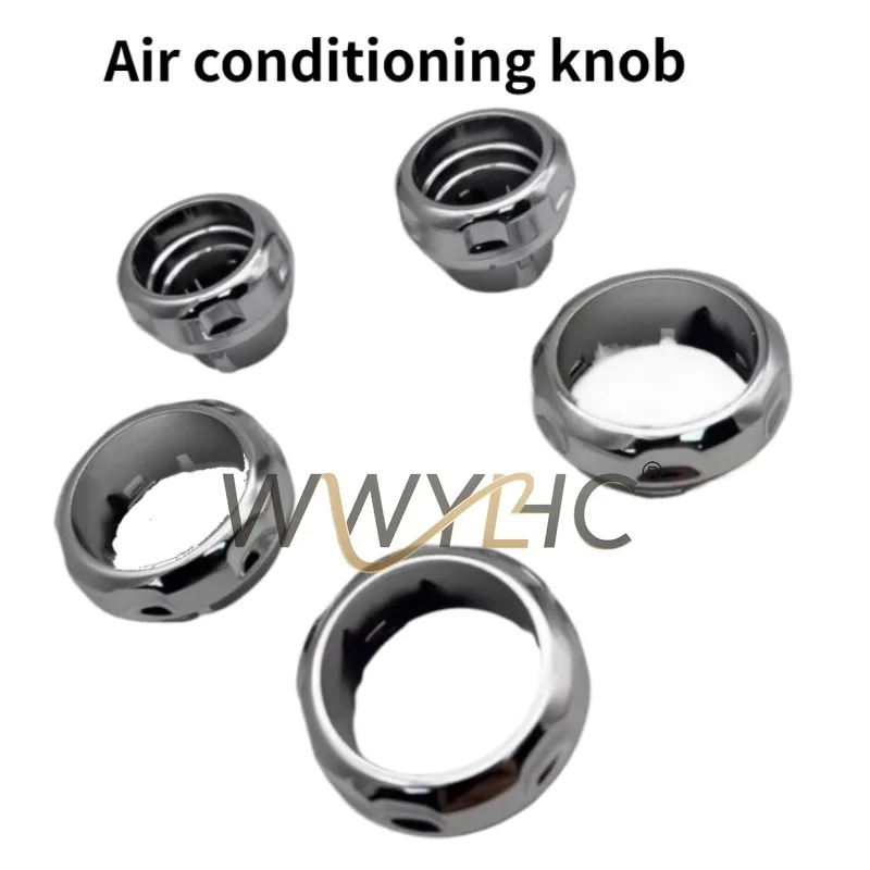 Geeignet für Discovery 4 Range Rover Sport Klimaanlagen-Drehknopf Schalter Radio-Drehknopf Schwarz Verchromt Autoteile Image