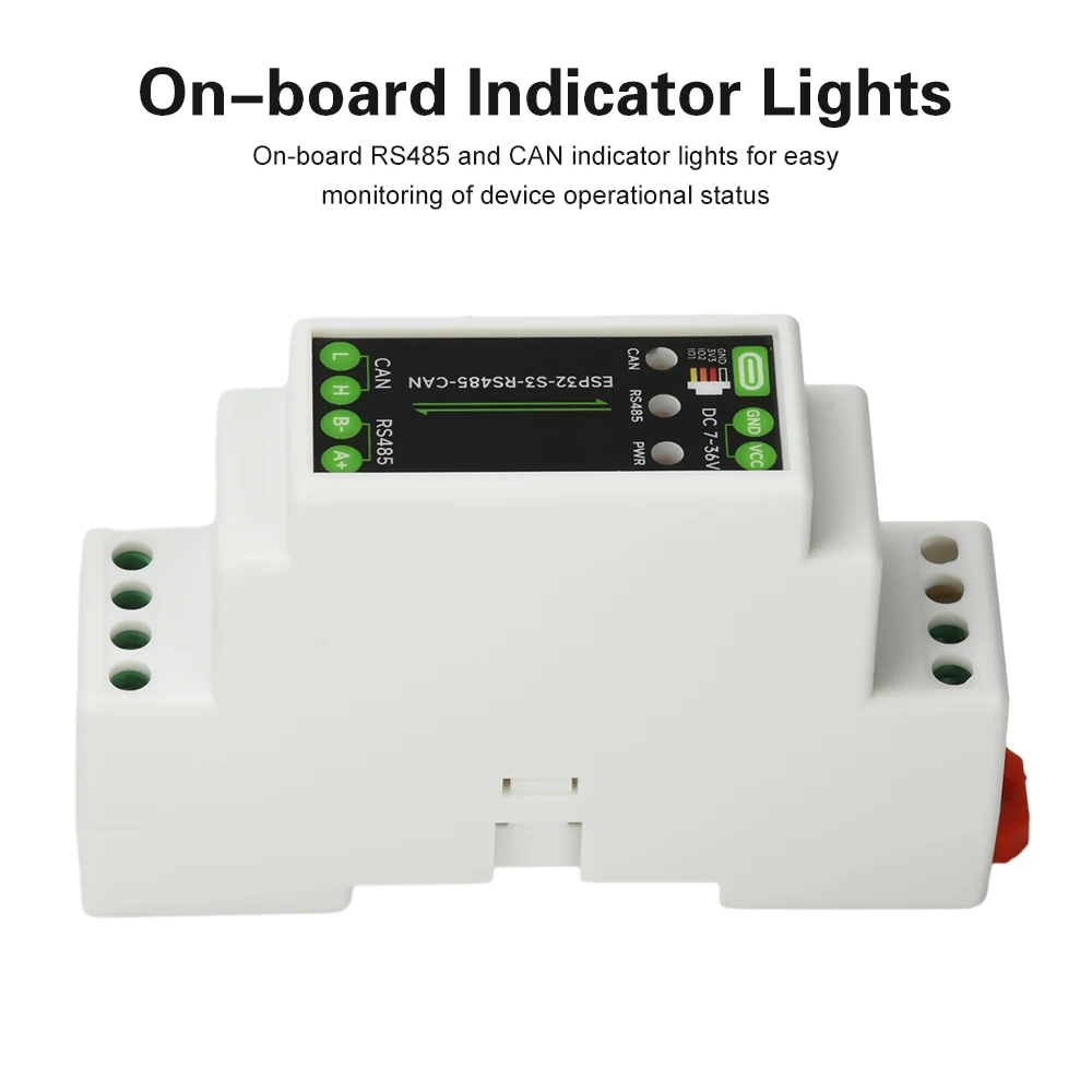 ESP32-S3-RS485-CAN Industrielle Steuerplatine mit WiFi Bluetooth Relais Dual Core 240 MHz AI Power RS485 CAN Communicator Image