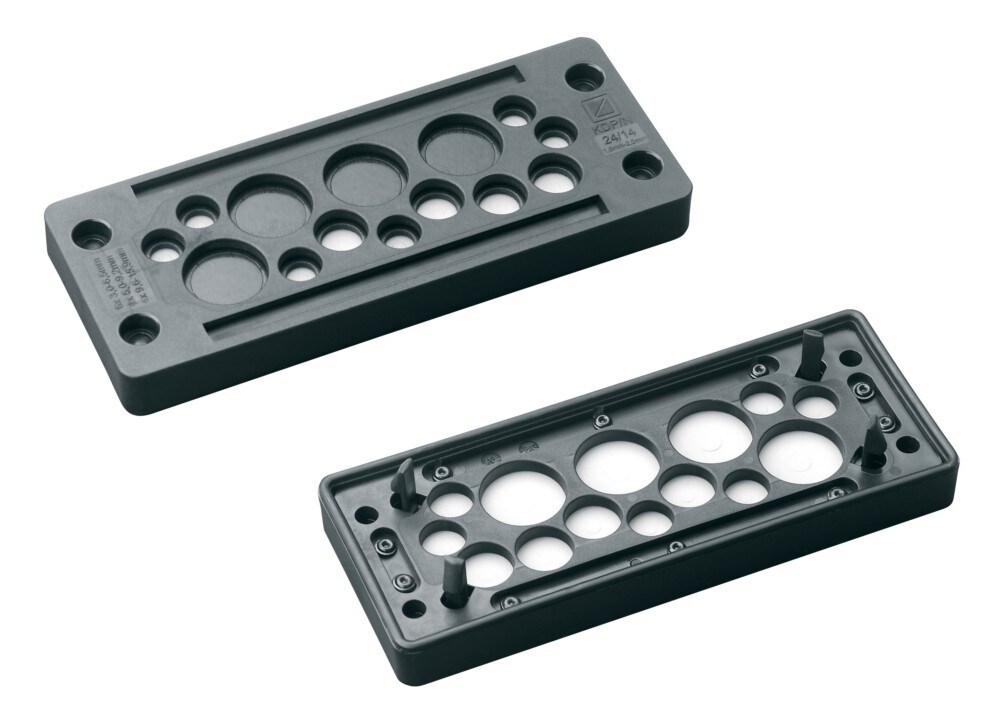 Murrplastik Kabeldurchführungsplatte KDP/N 24/17 sw murrplastik 87301150 Image