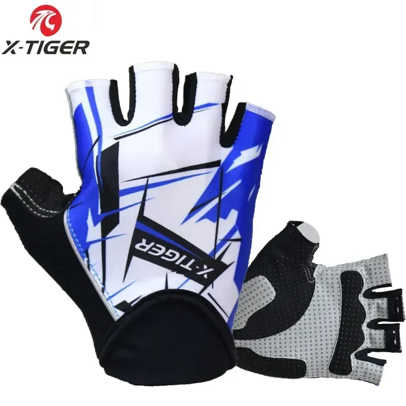 X-tiger gants de cyclisme VTT gants de vélo de route gants de sport gants de sport portables escalade cyclisme demi doigt gants