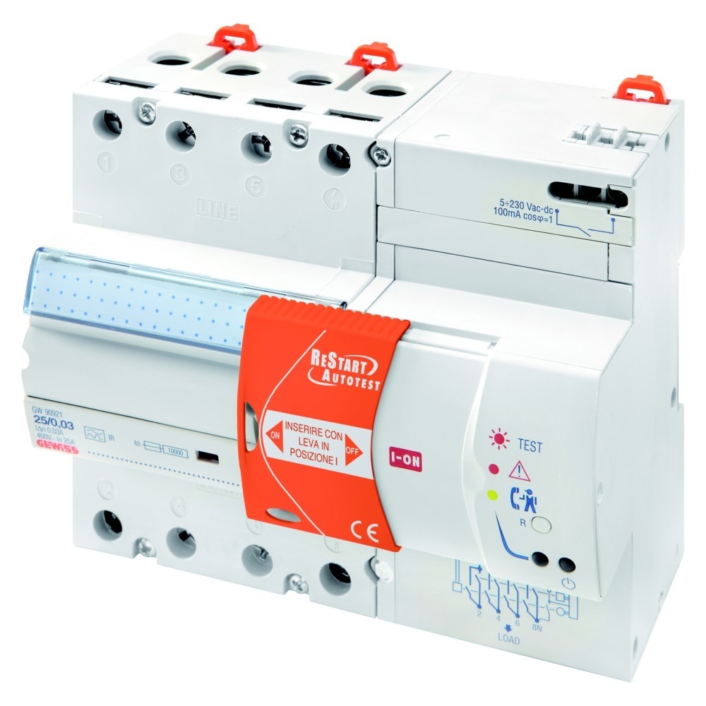 Gewiss FI-Schutzschalter GW90943B Image