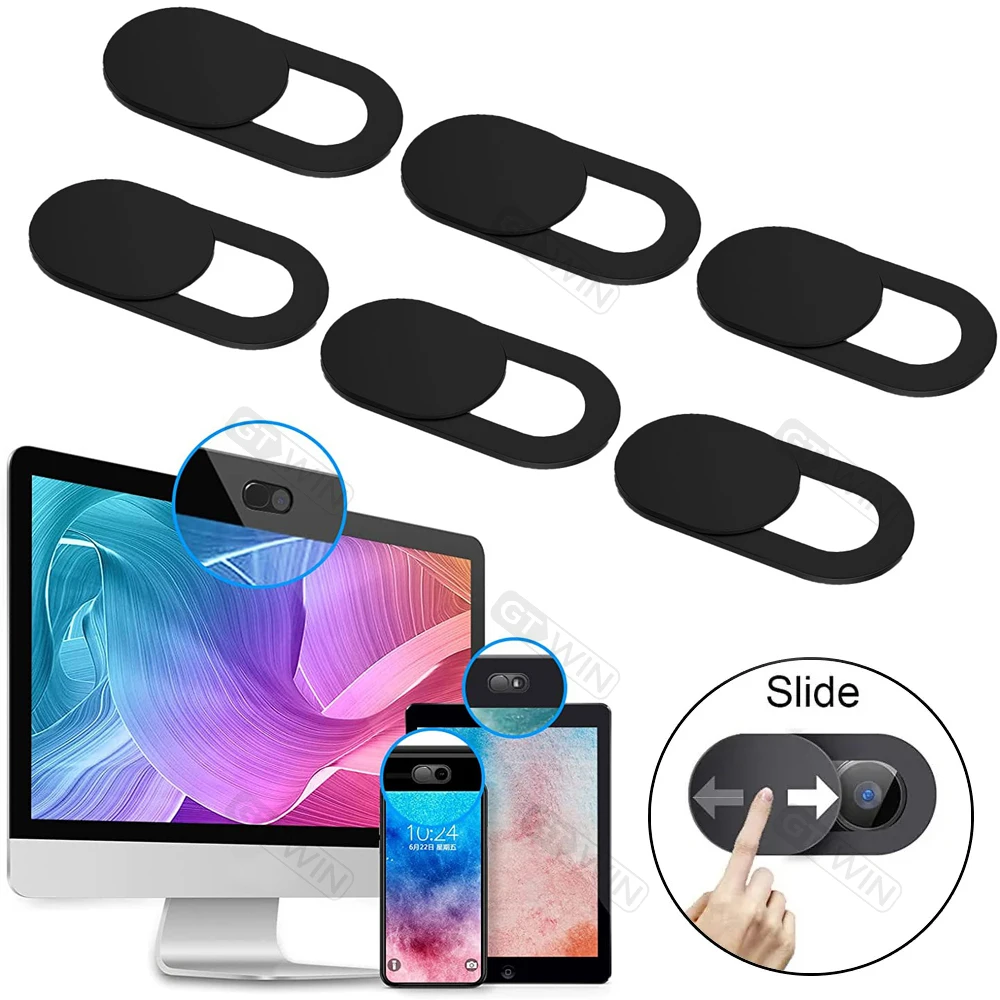 5/10 pièces Webcam couverture tablette ordinateur portable caméra couvre curseur téléphone portable anti-espion Stg pour PC Macbook tablette lentilles autocollant de confidentialité
