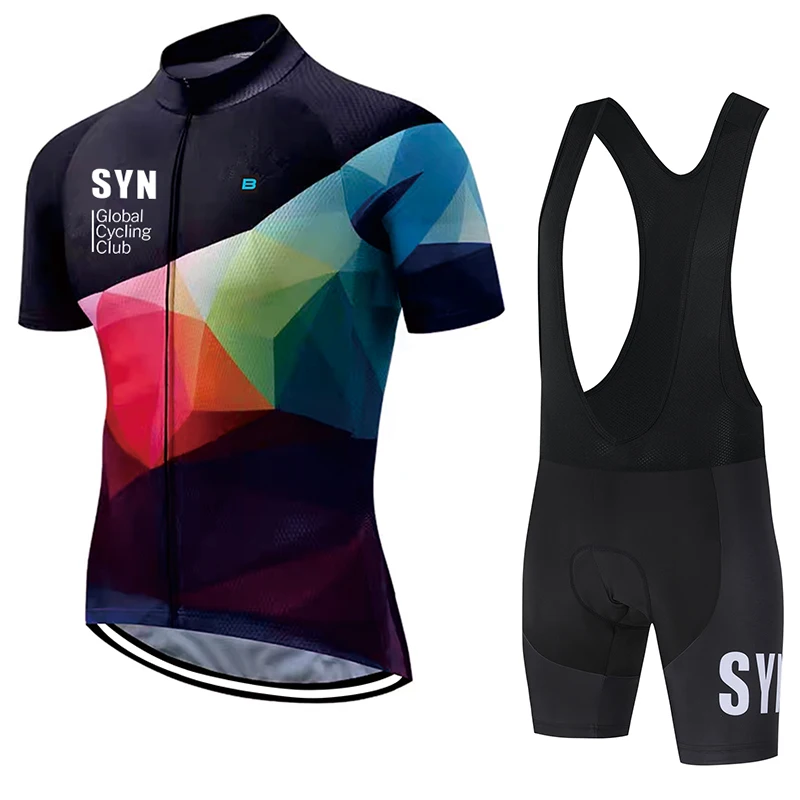 Ensemble de vêtements de cyclisme pour hommes SYN 2026, haut de cyclisme, cuissard de cyclisme, vêtements de sport de cyclisme sur route d