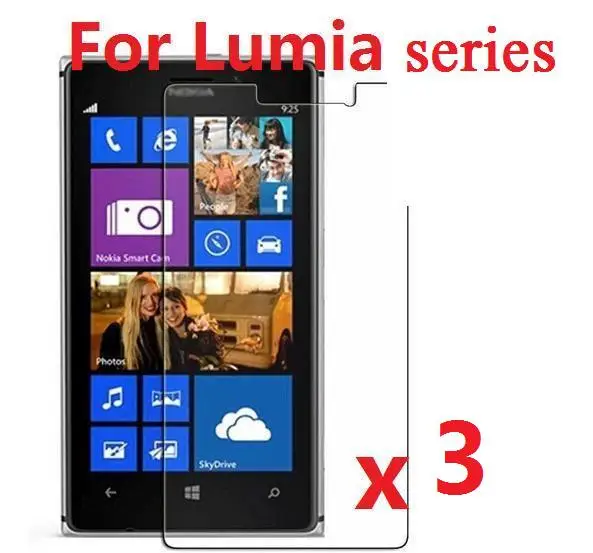 High Clear Screen Protector Protective Film Guard For Nokia Lumia 930 929 925 650 640 XL 630 540 535 1020 1320 1520 3 PCS/Lot