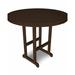 POLYWOOD® Round Farmhouse Bar Table Wicker/Rattan in Brown | 42 H x 48 W x 48 D in | Outdoor Furniture | Wayfair RBT248MA