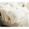 viceroy bedding 100% Egyptian Cotton, BOUTIQUE STRIPE Flat Sheet, CREAM, Double Bed Size, 800 Thread Count